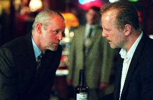 Bruce Willis to David Morse: 'Weren't you in Shaun of the Dead?'