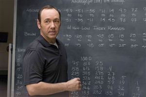 Kevin Spacey calculates how many lectures he'd have to do to match his casino winnings.