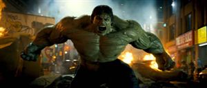 'HULK ... SMASH!'  Lou Ferrigno didn't even have to learn new lines to do Hulk's voice in this movie.