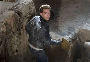 LaBeouf used to be able to pee brazenly in a crypt, but these days he's Shia.  Ba-da-boom.