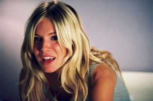 Sienna Miller, despite the teasing trailer, doesn't show us her charms.  See Alfie for that.