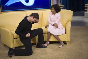 Craig Bierko proposes to Oprah Winfrey.  Don't tell Katie Holmes.