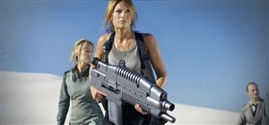 Jolene Blalock never carries a gun smaller than the squad doctor.