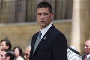 Matthew Fox knows EXACTLY where he is.  He's not ... erm ... in that place ... any more.