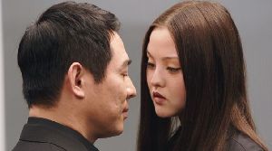 Jet Li wonders if he would get slapped for asking Devon Aoki if she walked into a door.